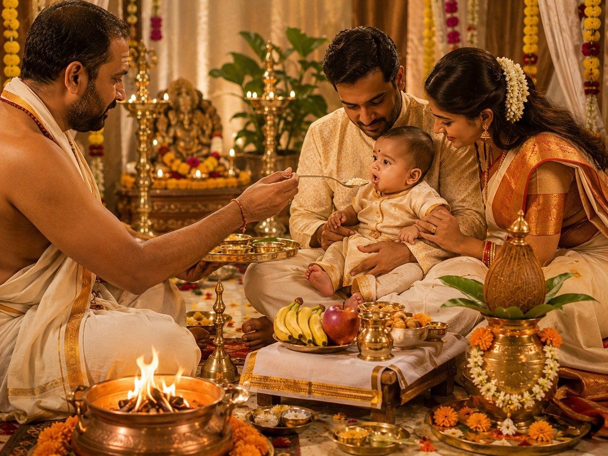 Annaprashan (First Feeding Ceremony) Puja