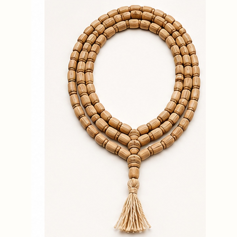 3 Round Tulsi Kanthi Mala